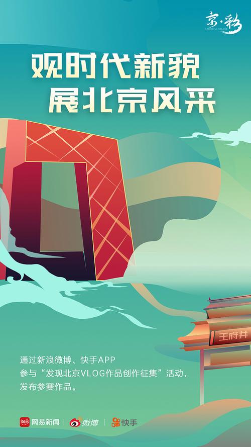 "发现北京"北京城市宣传"京彩"系列海报